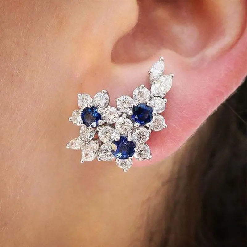 Sparkling stone studded earrings for women for parties