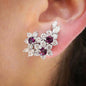 Sparkling stone studded earrings for women for parties