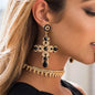 Vintage-style fashion earrings for women