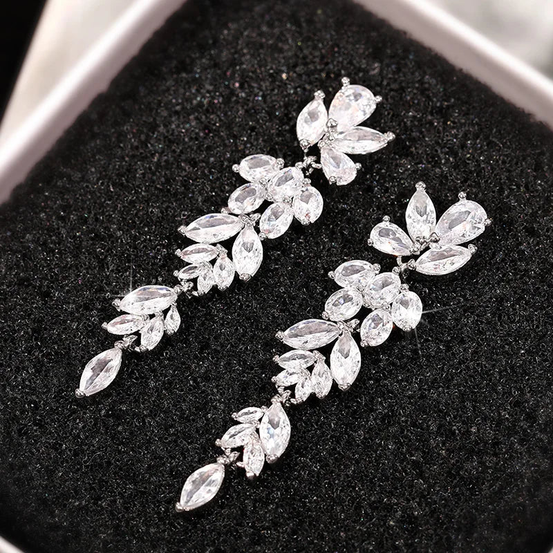 Sparkling stone studded earrings for women for parties