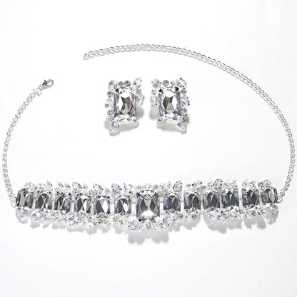 Crystal Party Jewelry Set for Women