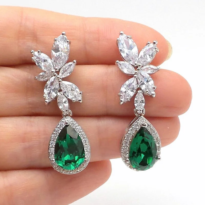 Sparkling stone studded earrings for women for parties