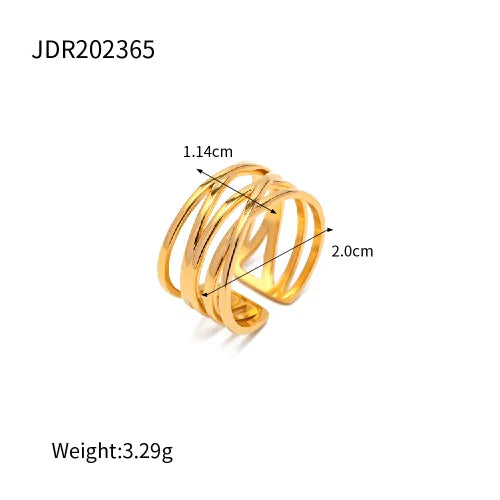 Statement party ring for women