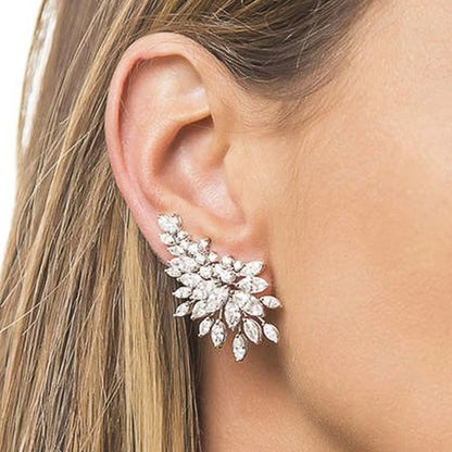 Sparkling stone studded earrings for women for parties