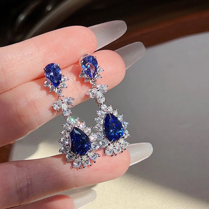 Sparkling stone studded earrings for women for parties