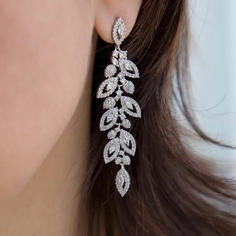 Sparkling stone studded earrings for women for parties