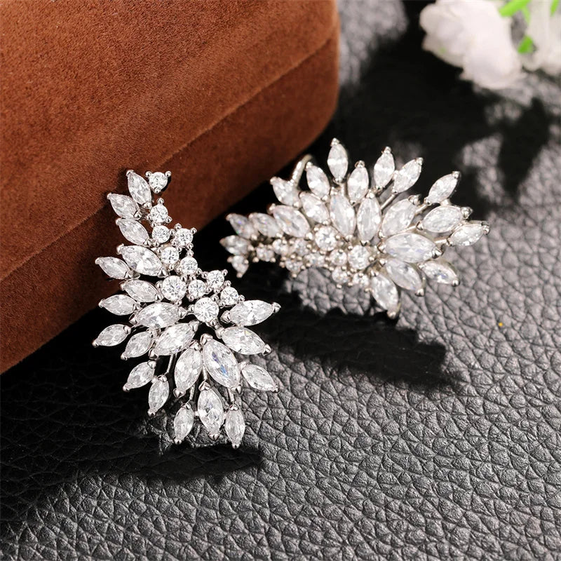 Sparkling stone studded earrings for women for parties